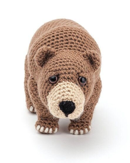 Toy Lying Bear Amigurumi Free Pattern 9