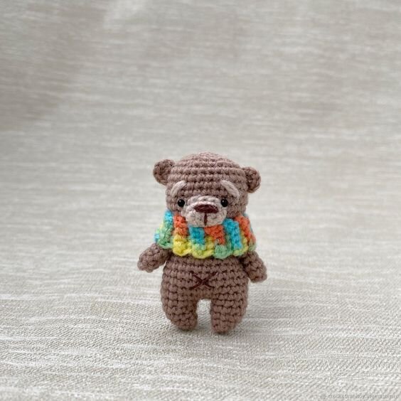 Toy Micro Bear Crochet Pattern 8