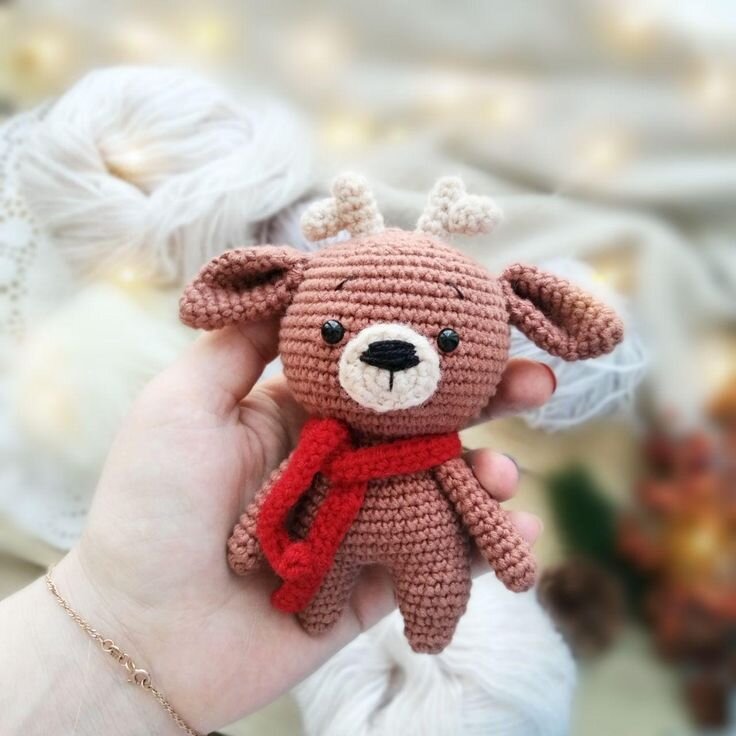 Toy Mini Deer Amigurumi Free Pattern 2