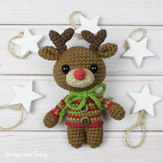 Toy Mini Deer Amigurumi Free Pattern 4