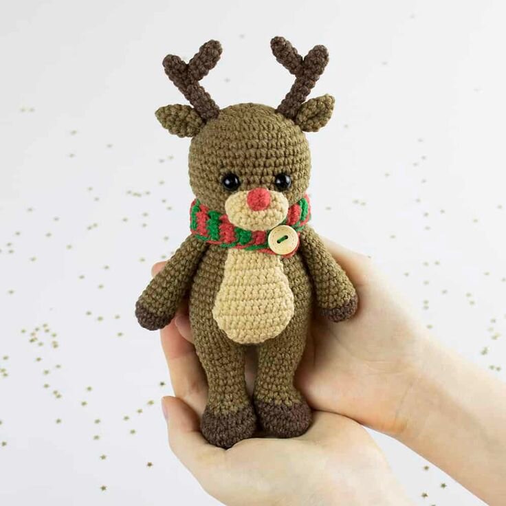 Toy Mini Deer Amigurumi Free Pattern 6