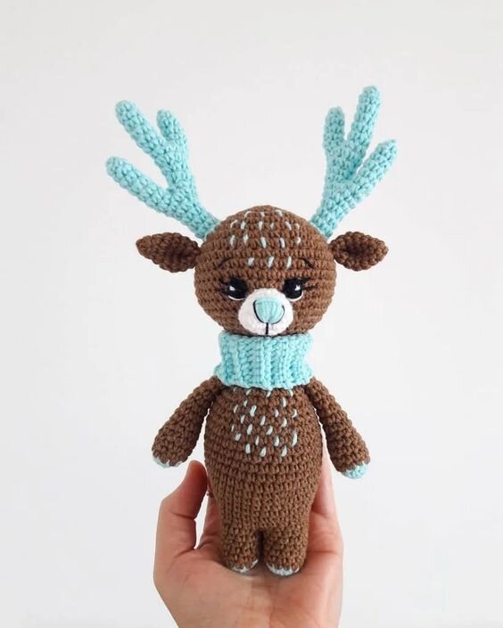 Toy Mini Deer Amigurumi Free Pattern 7