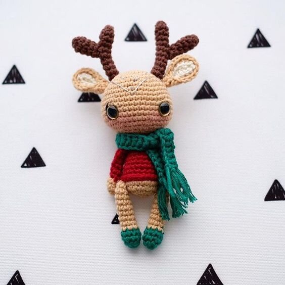 Toy Mini Deer Amigurumi Free Pattern 8