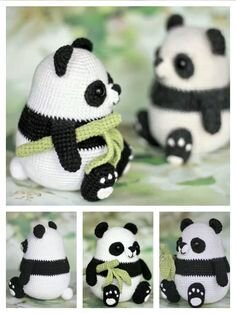 Toy Panda Amigurumi Free Pattern 1