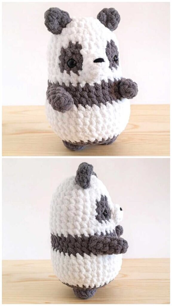 Toy Panda Amigurumi Free Pattern 2