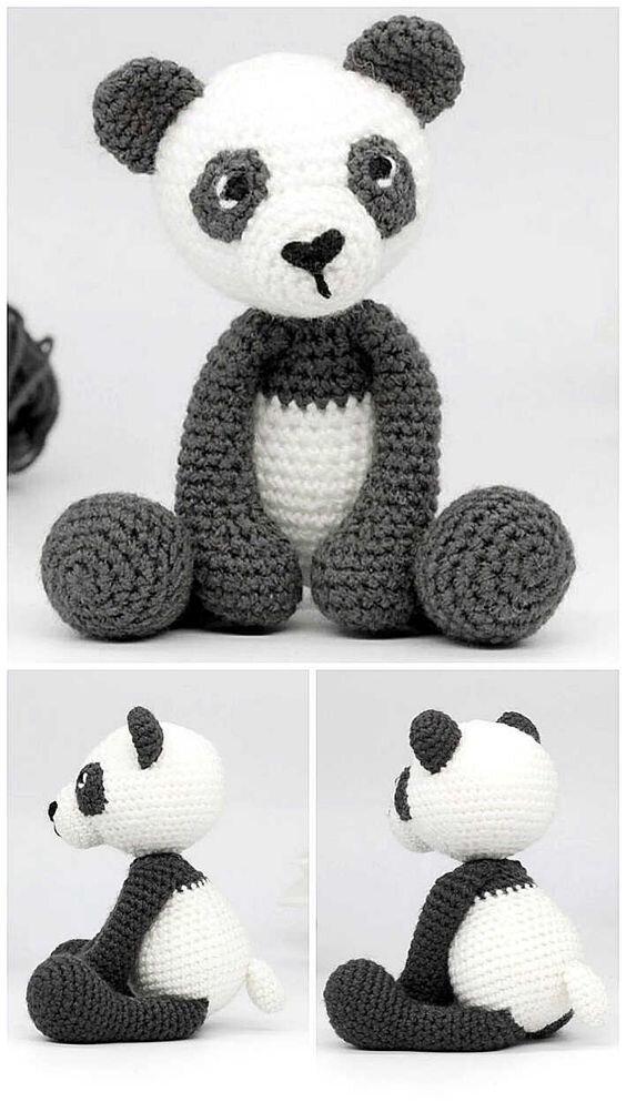 Toy Panda Amigurumi Free Pattern 5