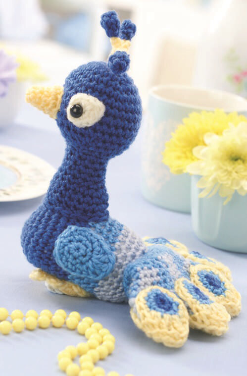 Toy Peacock Amigurumi Free Pattern 2