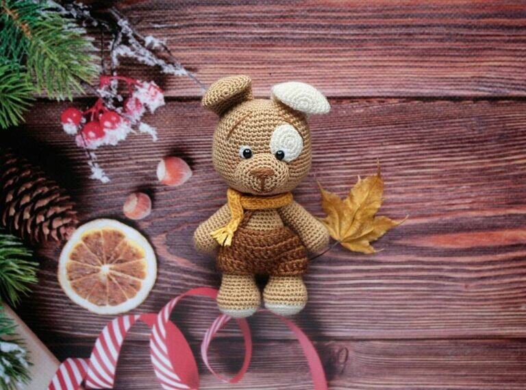 Toy Puppy Amigurumi Free Pattern 3