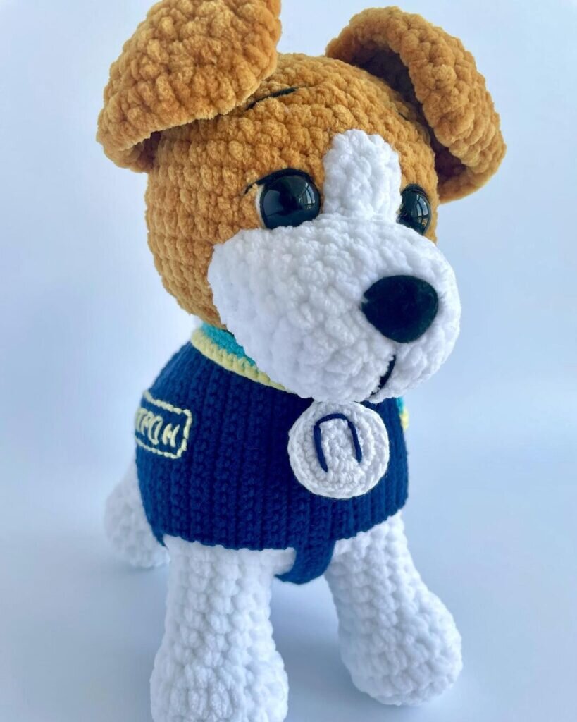 Toy Puppy Amigurumi Free Pattern 7