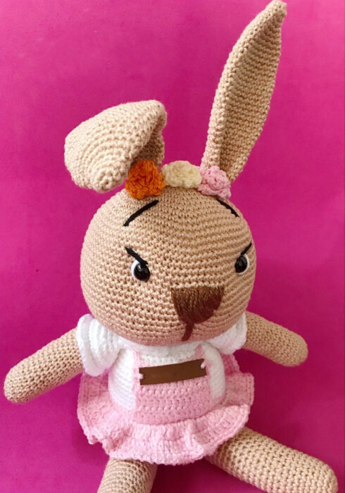 Toy Rabbit Amigurumi Free Pattern 3