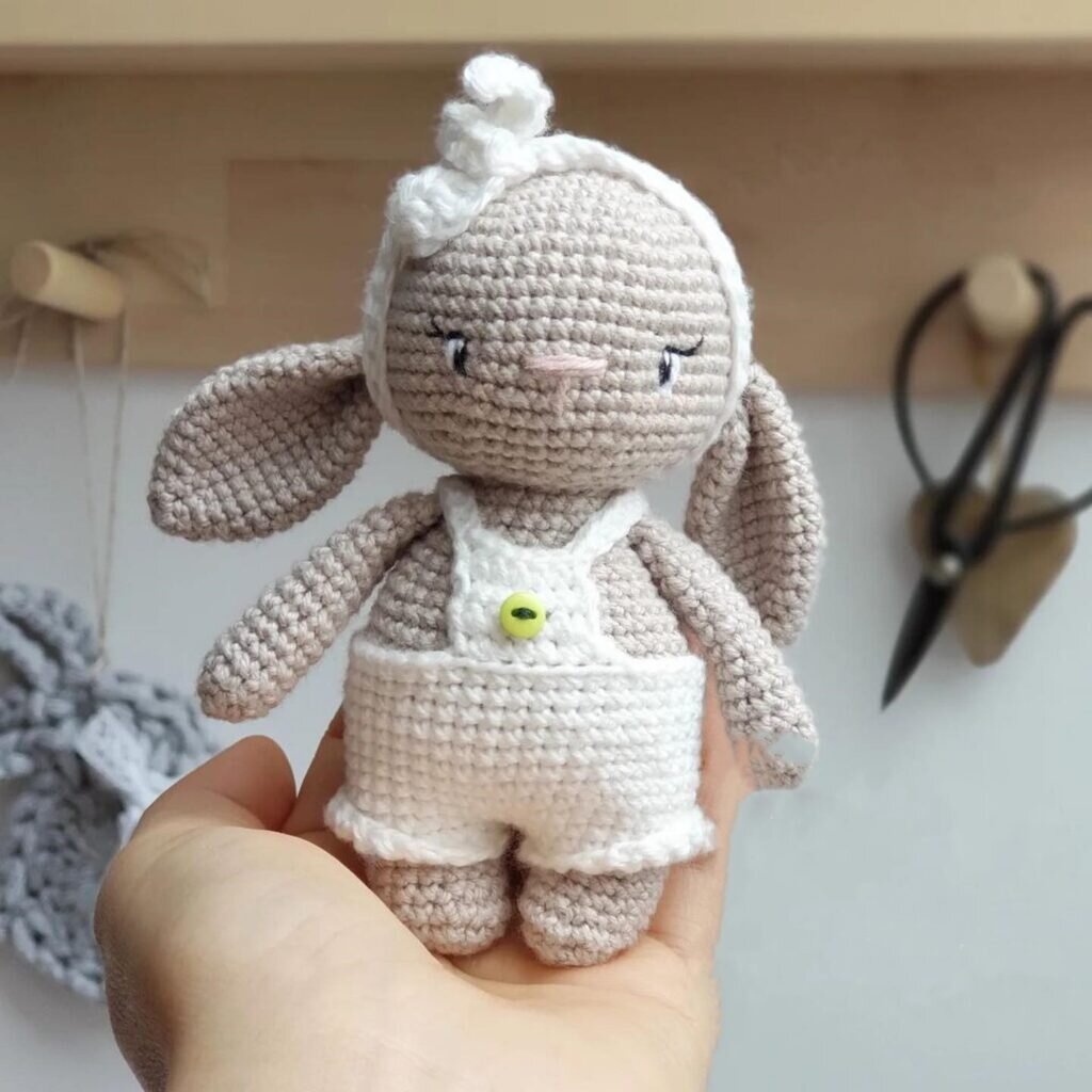 Toy Rabbit Amigurumi Free Pattern 4