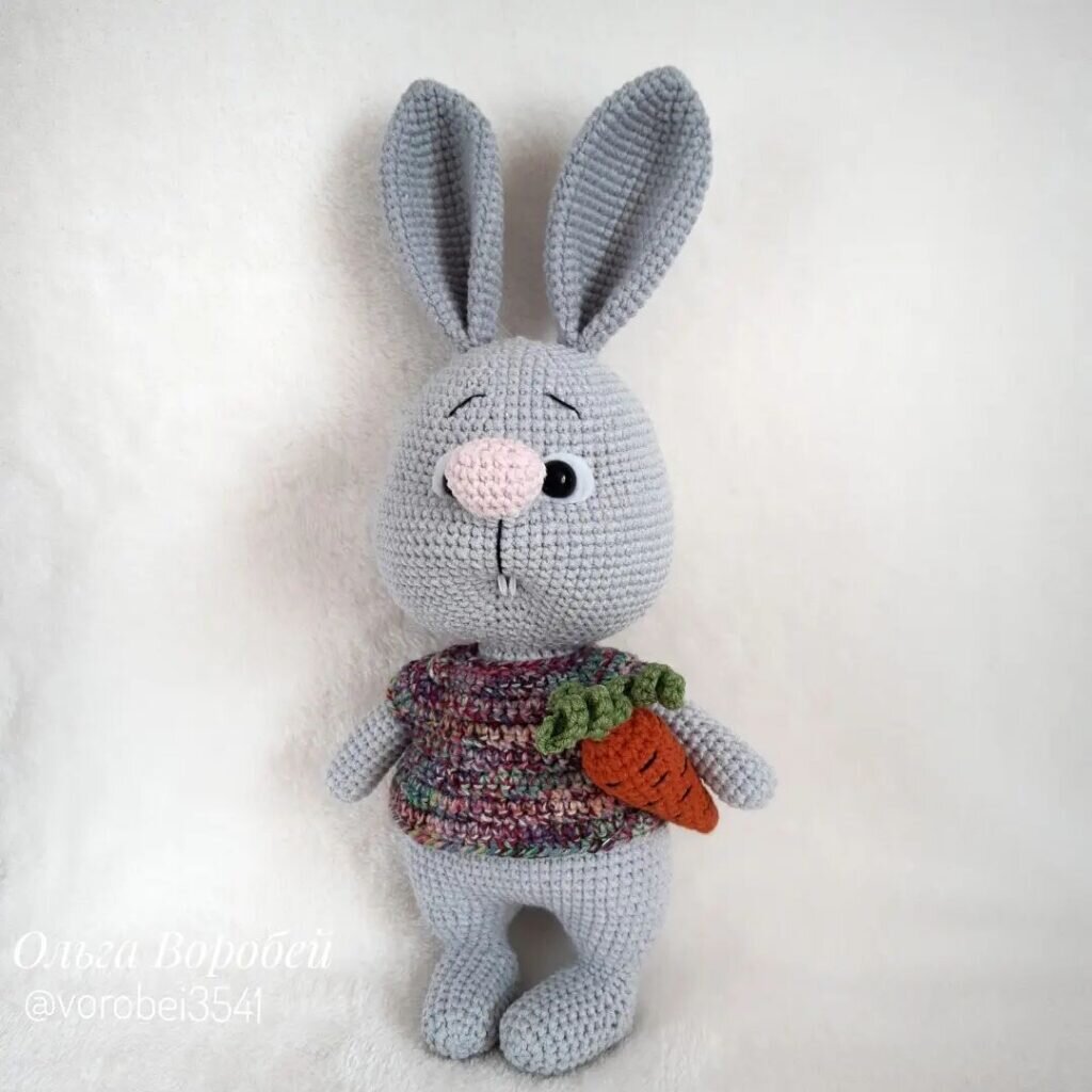 Toy Rabbit Amigurumi Free Pattern 5