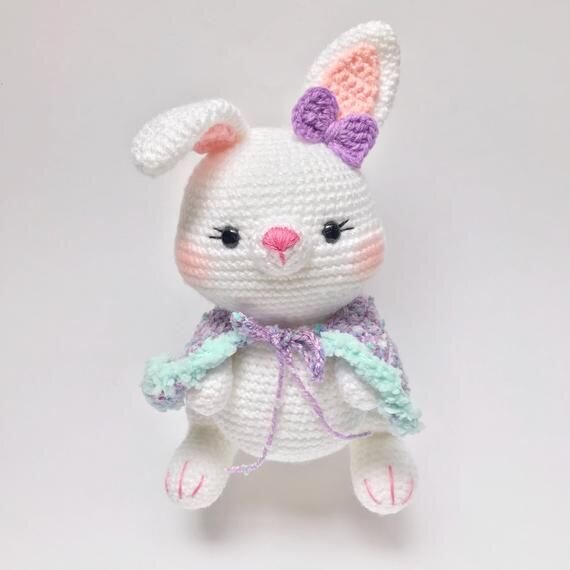 Toy Rabbit Amigurumi Free Pattern 3