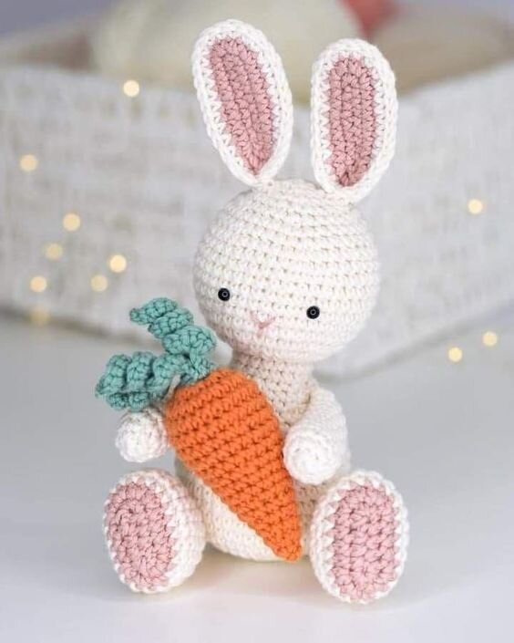 Toy Rabbit Amigurumi Free Pattern 5