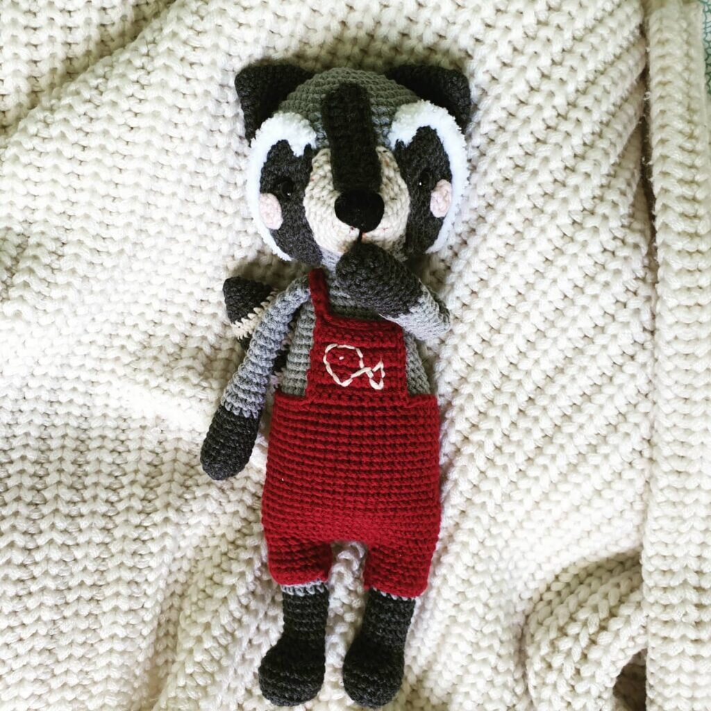 Toy Raccoon Amigurumi Free Pattern 5