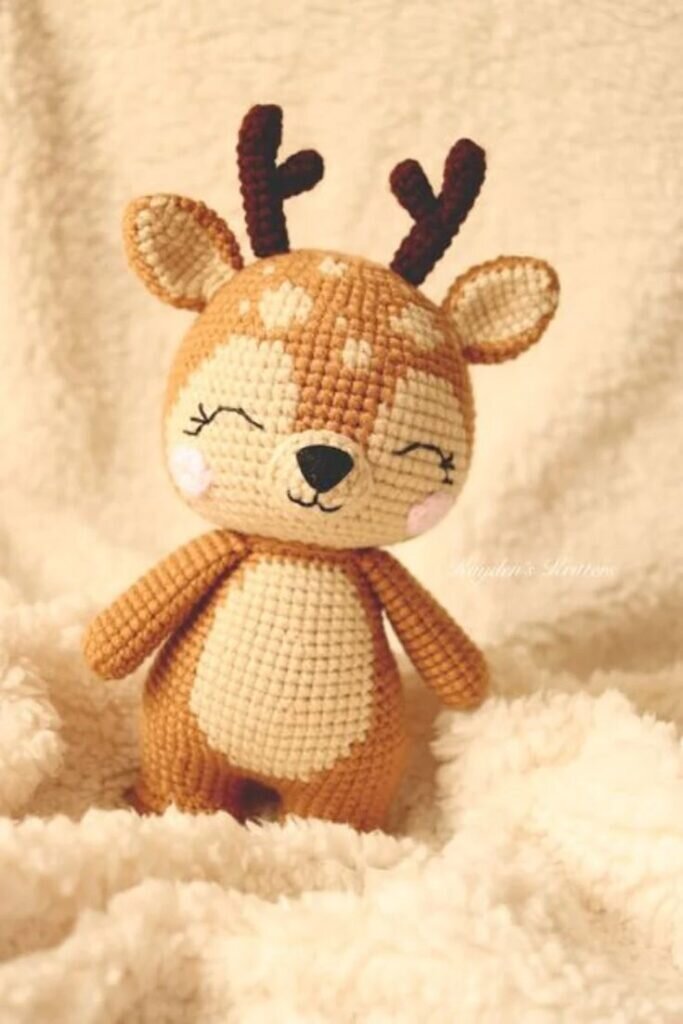 Toy Reindeer Amigurumi Free Pattern 2