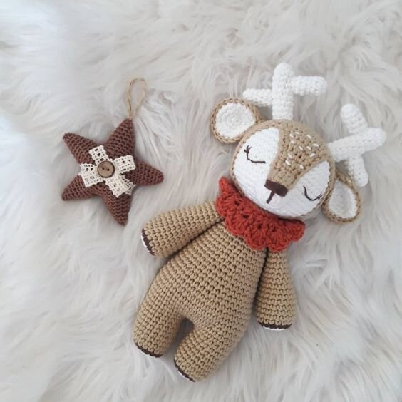 Toy Reindeer Amigurumi Free Pattern 3