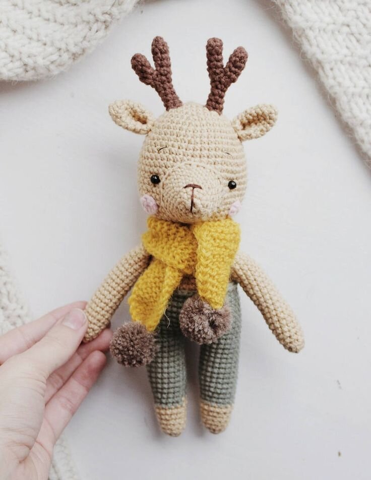 Toy Reindeer Amigurumi Free Pattern 4