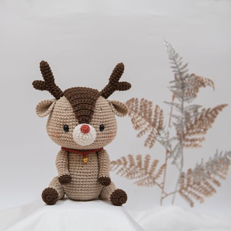 Toy Reindeer Amigurumi Free Pattern 6