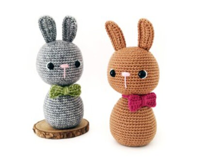 Toy Rose the Bunny Amigurumi Free Pattern 2