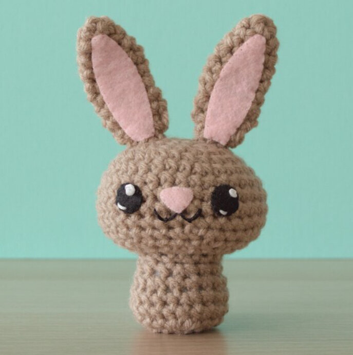 Toy Rose the Bunny Amigurumi Free Pattern 3