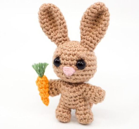 Toy Rose the Bunny Amigurumi Free Pattern 4