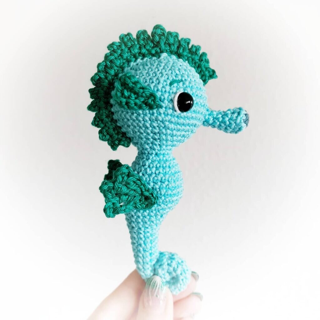 Toy Seahorse Amigurumi Free Pattern 3