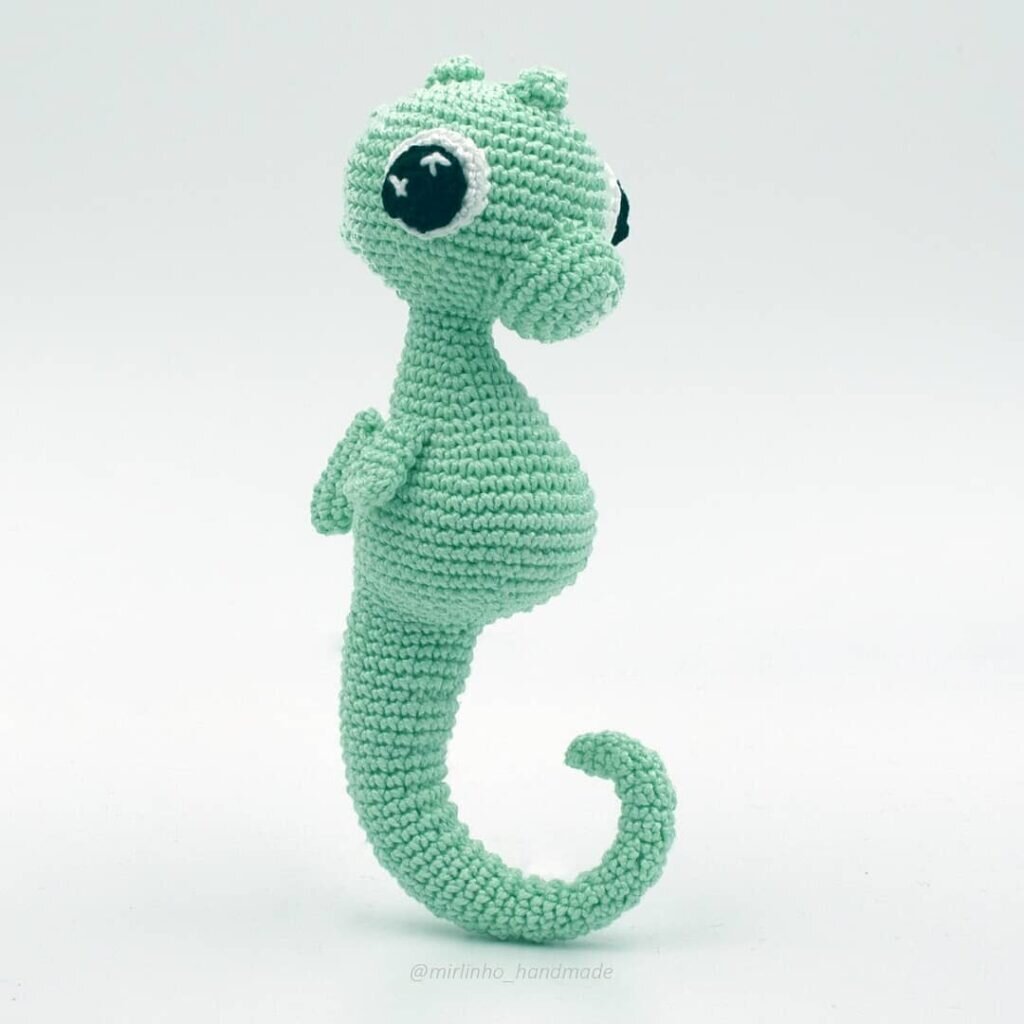 Toy Seahorse Amigurumi Free Pattern 5