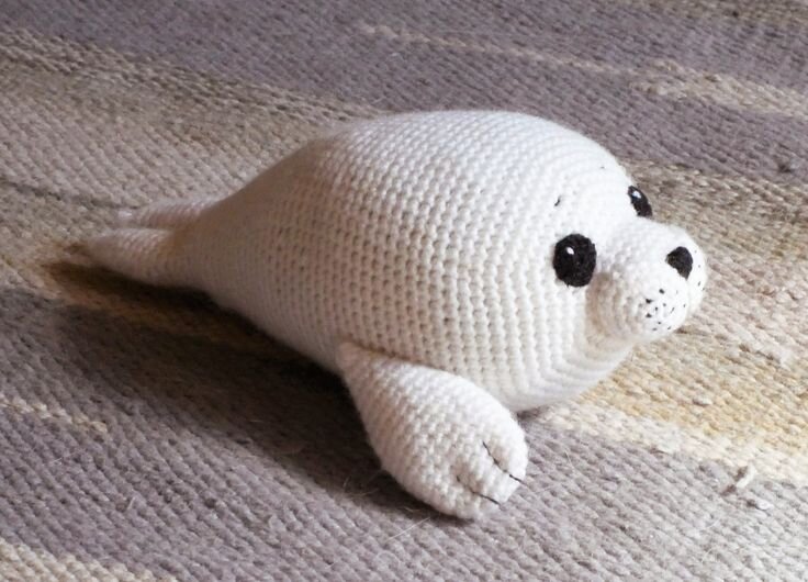 Toy Seal Amigurumi Free Pattern 3