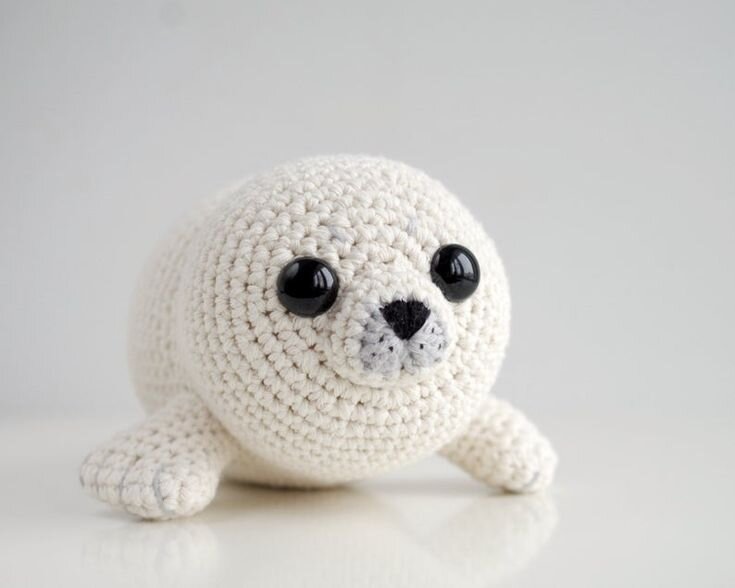 Toy Seal Amigurumi Free Pattern 4