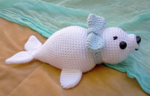 Toy Seal Amigurumi Free Pattern 7