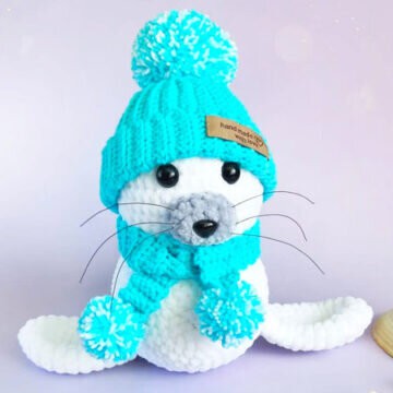 Toy Seal Amigurumi Free Pattern