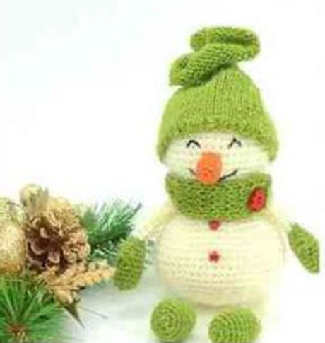 Toy Snowman Amigurumi Free Pattern 8