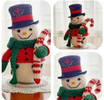 Toy Snowman Amigurumi Free Pattern 4