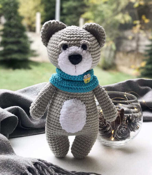 Toy Teddy Bear Amigurumi Free Pattern 1