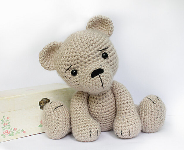 Toy Teddy Bear Amigurumi Free Pattern 5