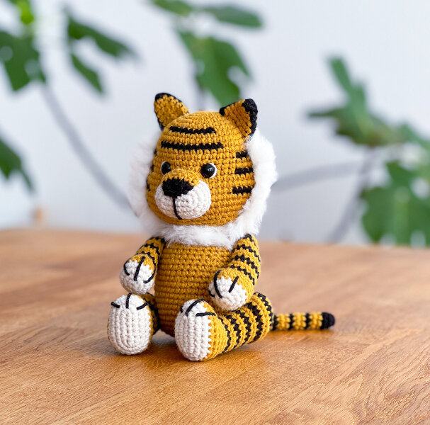 Toy Tiger Amigurumi Free Pattern 2