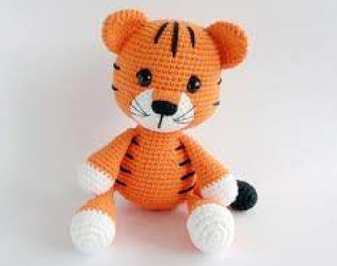 Toy Tiger Amigurumi Free Pattern 3