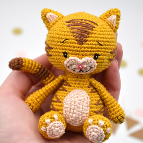 Toy Tiger Amigurumi Free Pattern 4