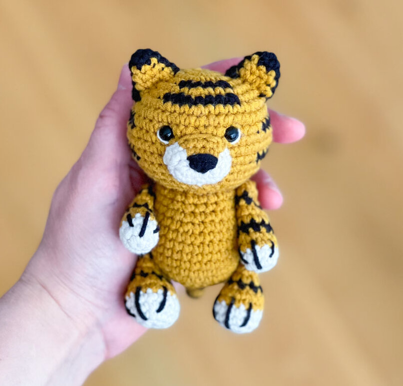 Toy Tiger Amigurumi Free Pattern 5