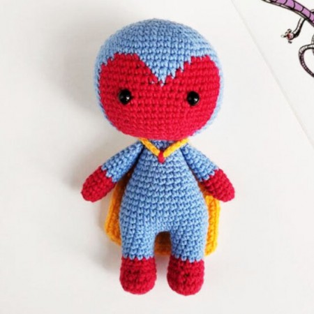 Toy Vision Marvel Doll Amigurumi Free Pattern