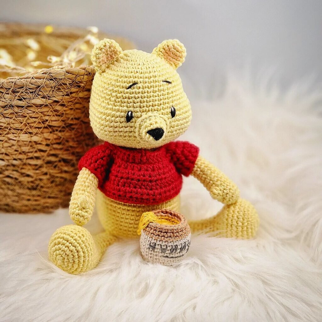 Toy Winnie the Pooh Amigurumi Free Pattern 4