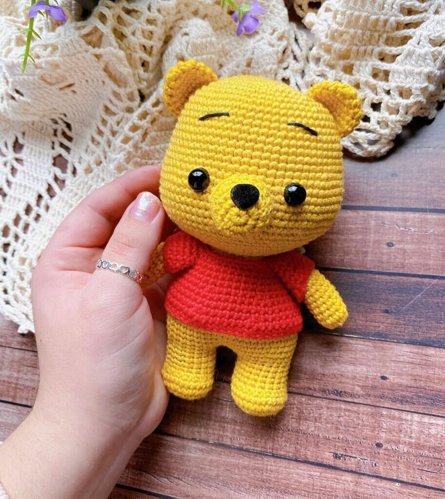 Toy Winnie the Pooh Amigurumi Free Pattern 5