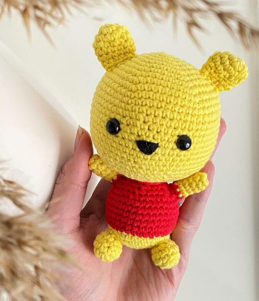 Toy Winnie the Pooh Amigurumi Free Pattern 6