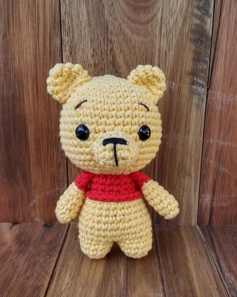 Toy Winnie the Pooh Amigurumi Free Pattern 7