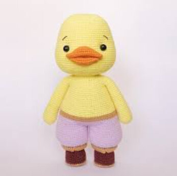 Toy Yellow Duck Amigurumi Free Pattern 2