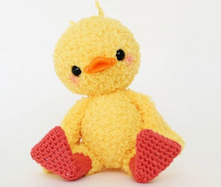 Toy Yellow Duck Amigurumi Free Pattern