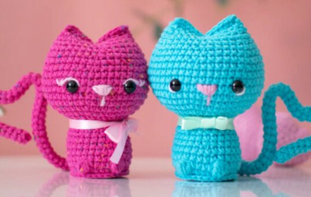 Valentine’s Day Cat Amigurumi