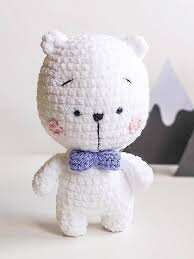 White Bear Amigurumi Free Pattern 3