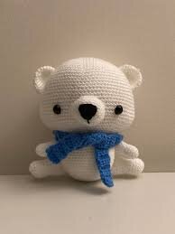 White Bear Amigurumi Free Pattern 5